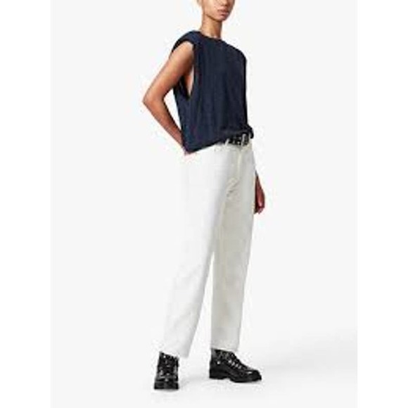 All Saints Conni Shimmer top Midnight blue - Picture 2 of 7